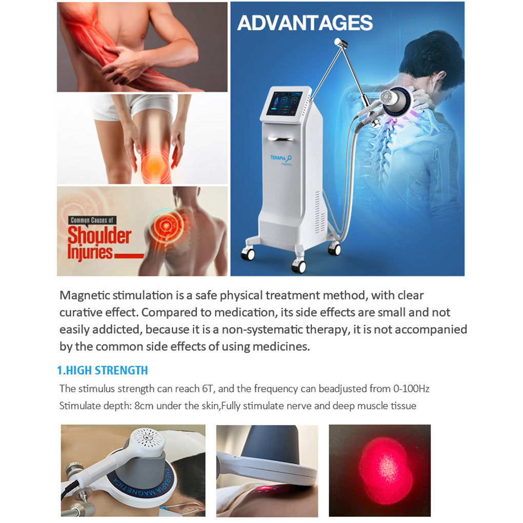 Magnetic Physiotherapy Device Non-Invasive Treatment for Muscle & Joint Pain