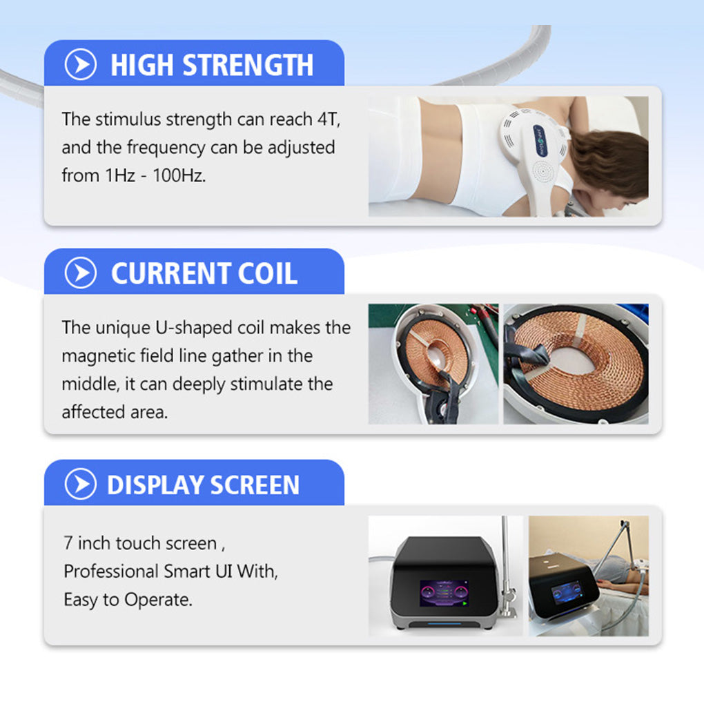 TMS Magnetic Pulse Therapy Ring Device Non-Invasive Muscle & Joint Recovery Equipment