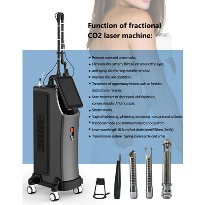 Fractional CO₂ Laser for Professional Skin Resurfacing Wrinkle Removal and Acne Scar Treatment