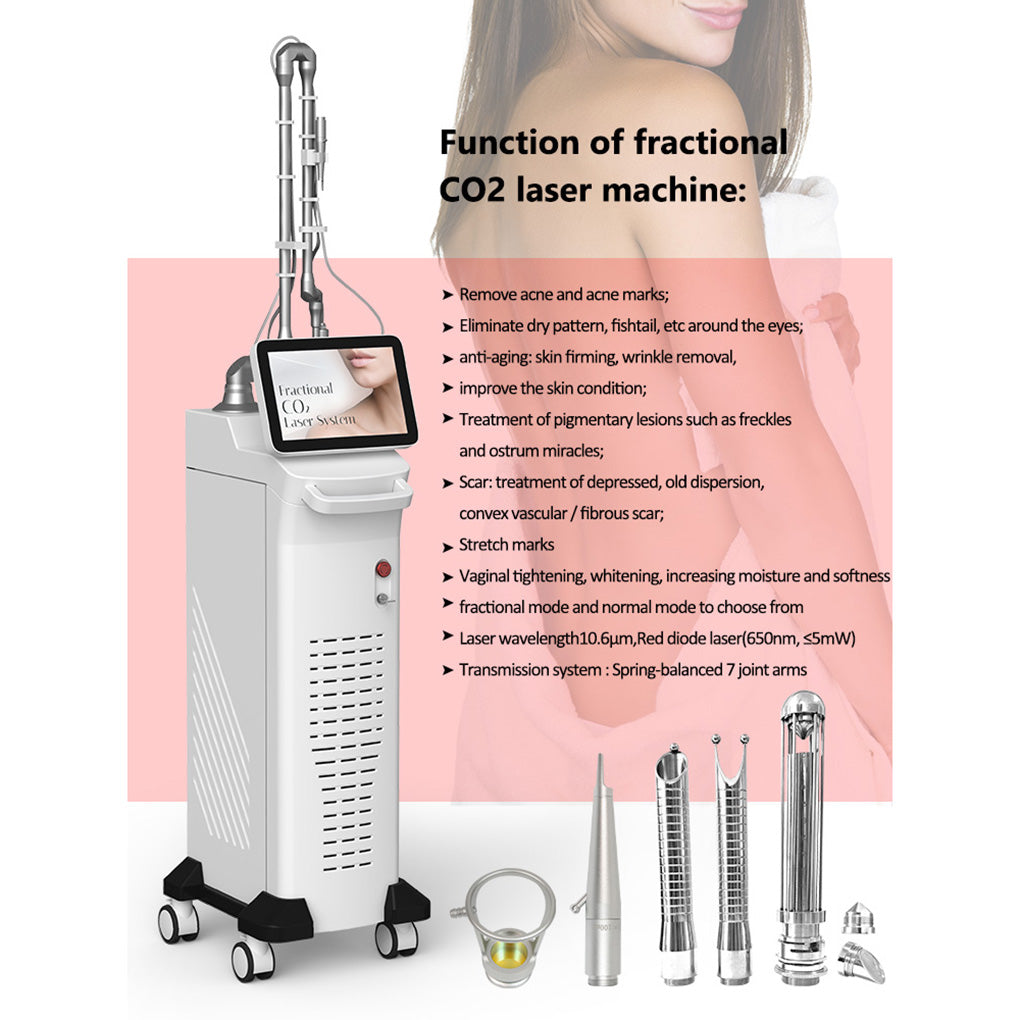 Fractional CO₂ Laser Machine for Fast Recovery Skin Resurfacing Acne Scar and Pigmentation Treatments