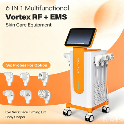 Advanced Vortex RF Facial Lifting Machine for Skin Care Support