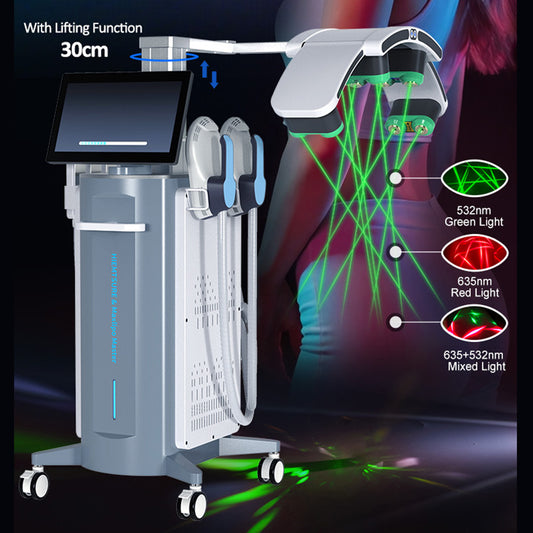 EMS Slimming Machine with Lipolysis Laser and Cryo Plate for Fat Loss Treatment
