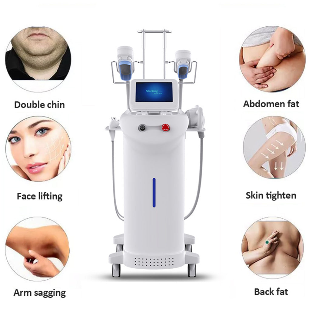 Cryolipolysis Fat Freezing + Cavitation Vela Vacuum RF Machine for Full Body Slimming Distributor Price