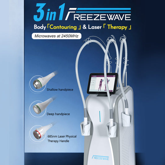 2.45GHz Coolwave Cellulite Treatment Machine Deep Fat Reduction Technology for Beauty Salon