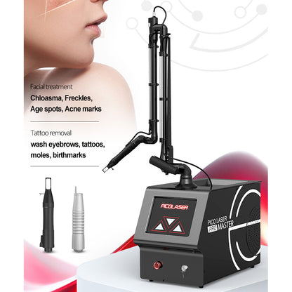 ND YAG Q Switch Laser Tattoo Removal Machine Carbon Laser Peel Skin Whitening Beauty Device