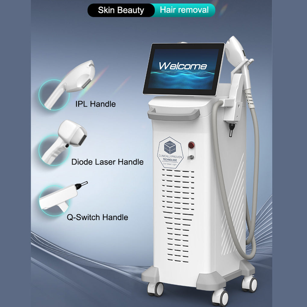 IPL Hair Removal & Q-Switch Laser Machine for Salons and Distributors