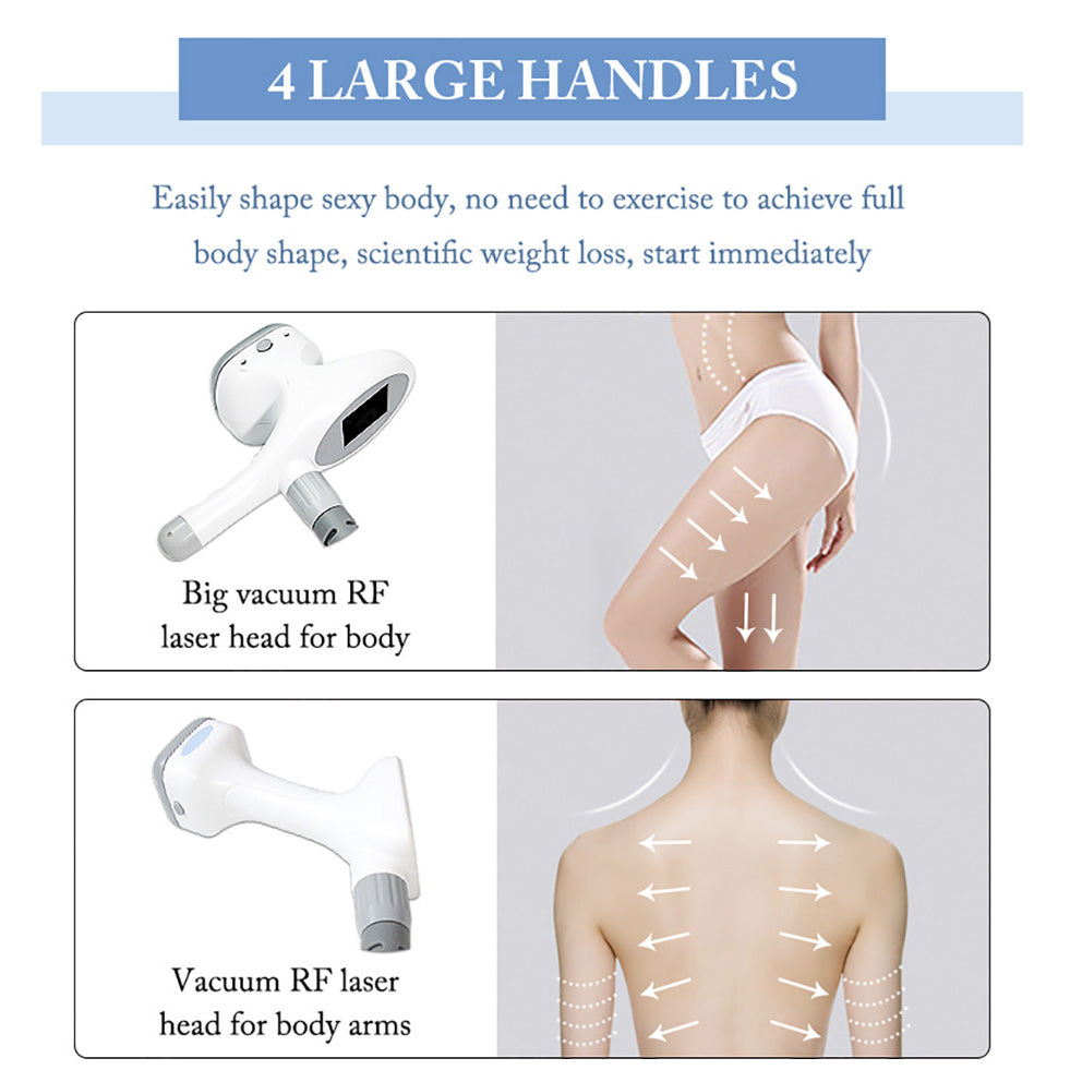 5-in-1 Vela Shape Body Contouring System with RF Roller Cavitation Weight Loss Device