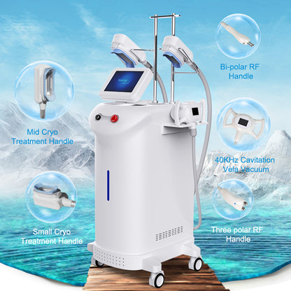 Cryolipolysis Fat Freezing + Cavitation Vela Vacuum RF Machine for Full Body Slimming Distributor Price