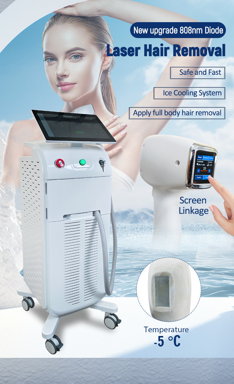 Professional Diode Laser Hair Removal Machine for Beauty Salon & Aesthetic Clinic