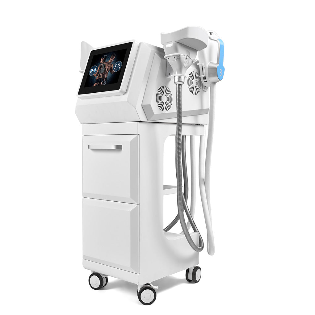 360 Cryolipolysis Fat Freezing Device for Love Handles Belly Fat Removal + EMS Body Sculpting Machine