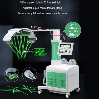 Salon HIEMT Muscle Sculpting Machine with Cold Laser Lipolysis for Weight Loss