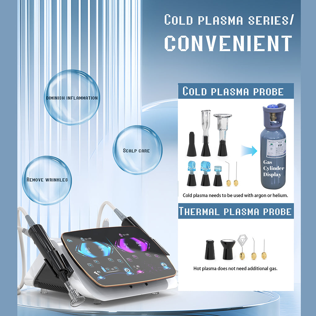 2-in-1 Cold Plasma + Hot Plasma Beauty Device for Skin Tightening & Anti Aging
