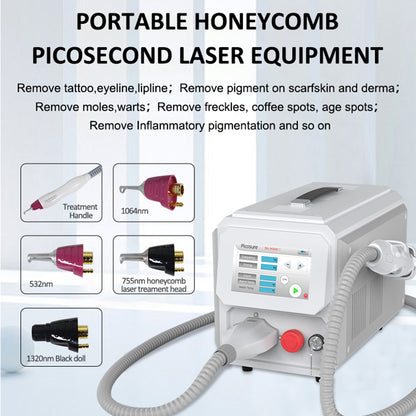 Professional Pigment Removal Laser Tattoo Age Spot & Carbon Peel Treatments Machine