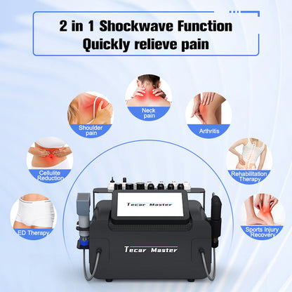 Wellness Clinic Portable Shockwave Therapy Machine for ED Fat Loss & Pain Release