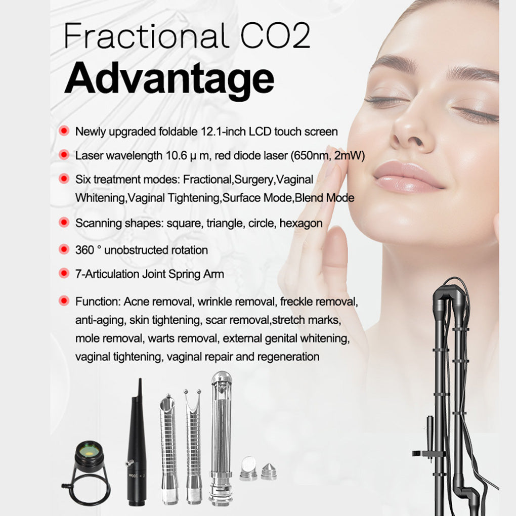 Professional CO₂ Fractional Laser for Scar Wrinkle Pigment Correction and Skin Renewal