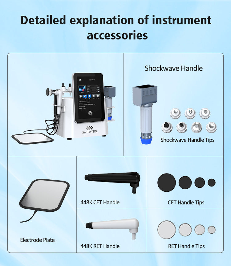 Multifunctional Shockwave Machine for Physiotherapy and Sports Injury Treatment
