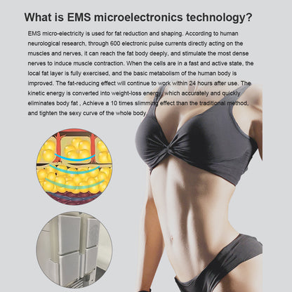 Body Contouring Machine with Cryolipolysis Cooling Plate and EMS Muscle Stimulation