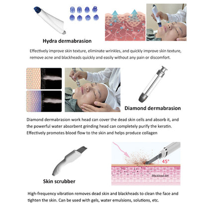 Hydration Deep Cleansing Spa facial Machine Non-Invasive Facial Treatment for Smoother Brighter Skin