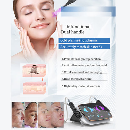 2-in-1 Cold Plasma + Hot Plasma Beauty Device for Skin Tightening & Anti Aging