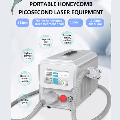 Professional Pigment Removal Laser Tattoo Age Spot & Carbon Peel Treatments Machine