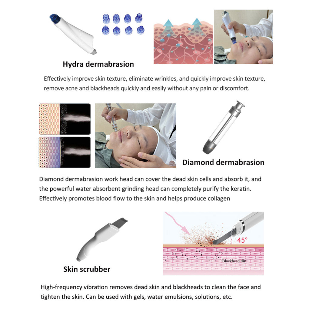 Factory Sale Deep Cleansing Facial Device Pore Extraction & Hydrating Skin Therapy