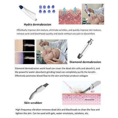 Factory Sale Deep Cleansing Facial Device Pore Extraction & Hydrating Skin Therapy