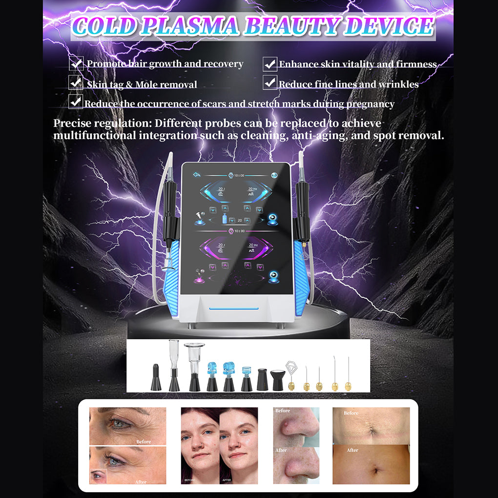Cold Plasma Skin Rejuvenation Machine for Wrinkle Removal & Collagen Stimulation