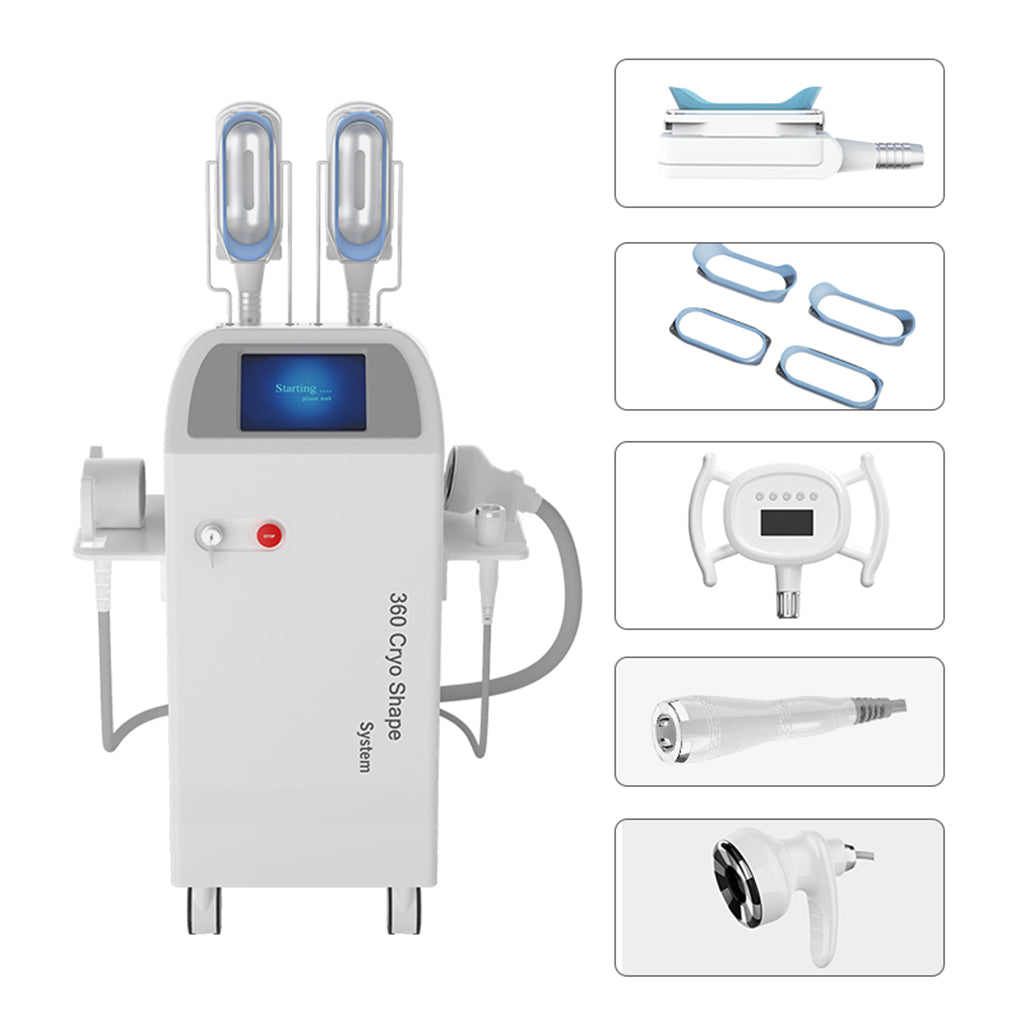 Cryolipolysis Fat Freezing + Cavitation Vela Vacuum RF Machine for Full Body Slimming Distributor Price