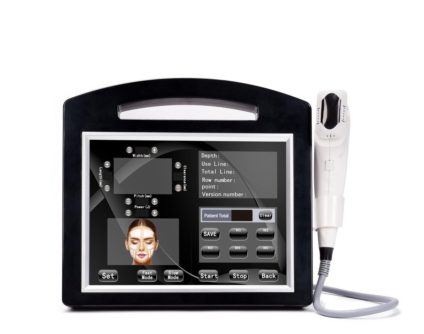 4D Ultrasonic Facial Lifting and Skin Tightening Device