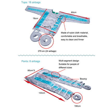Pressotherapy Lymphatic Drainage Machine for Body Slimming & Cellulite Reduction