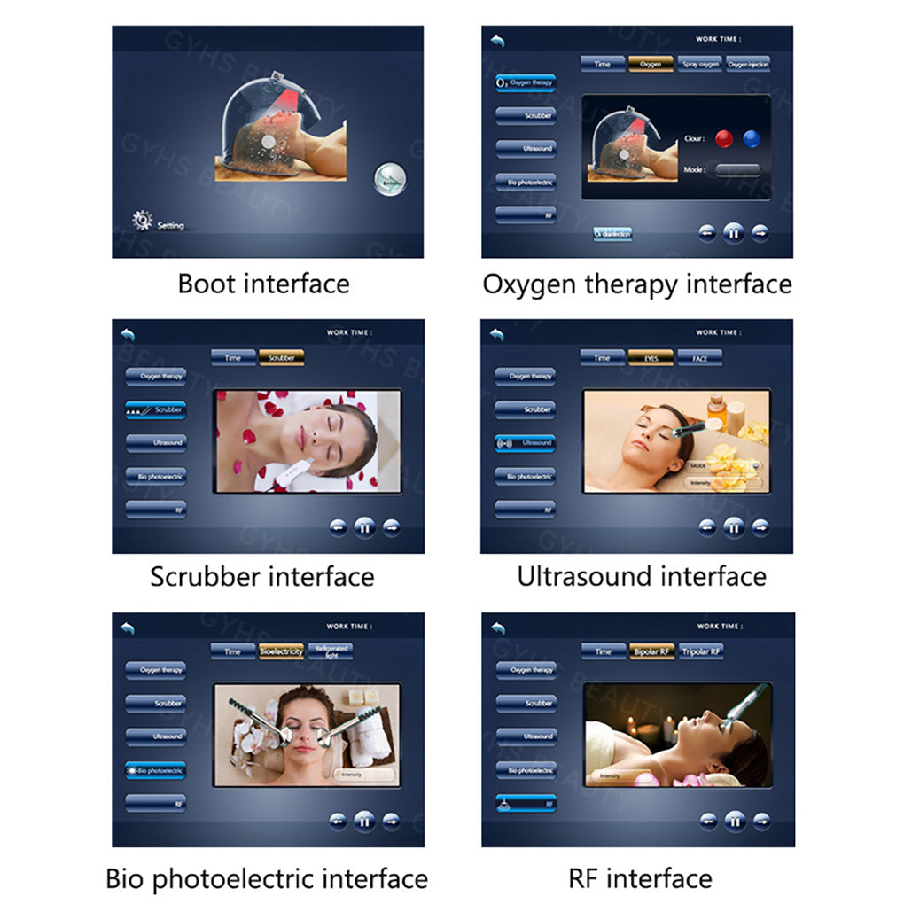 Manufacture Sales Advanced Spa Facial Machine Pore Refining Brightening & Anti-Aging Treatment