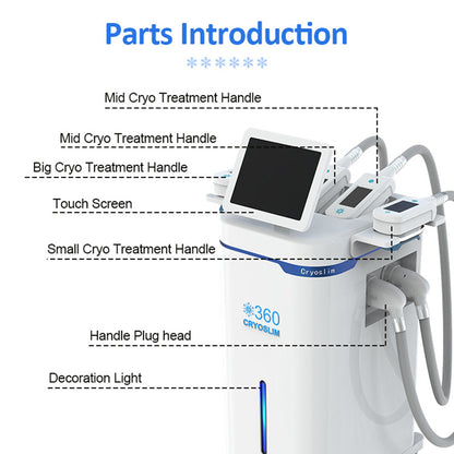 Cryolipolysis Fat Reduction Machine -10℃ Cooling Dual Applicator Body Contouring