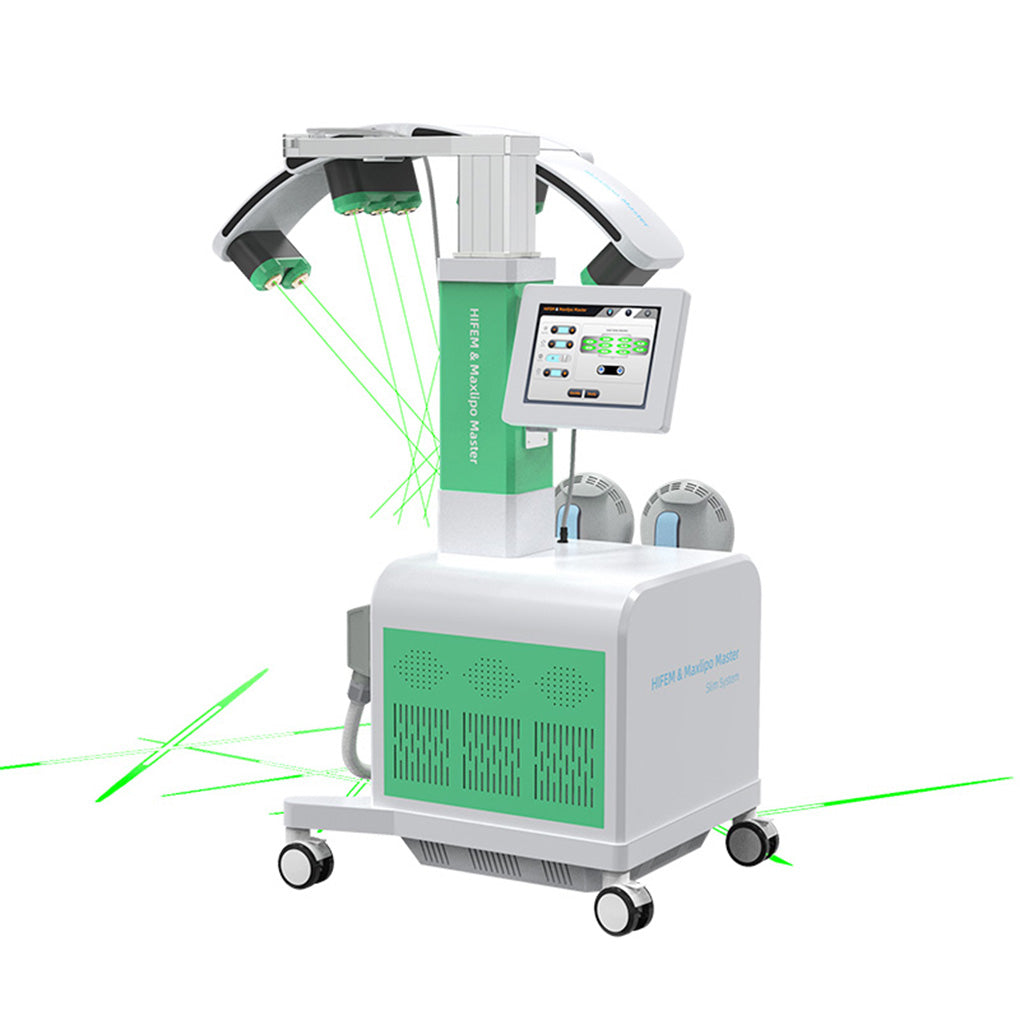 Salon HIEMT Muscle Sculpting Machine with Cold Laser Lipolysis for Weight Loss