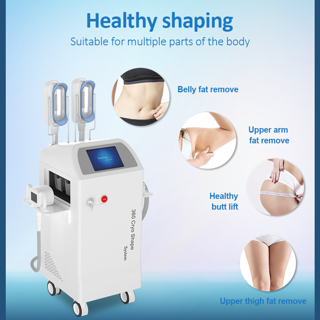 Cryolipolysis Fat Freezing + Cavitation Vela Vacuum RF Machine for Full Body Slimming Distributor Price
