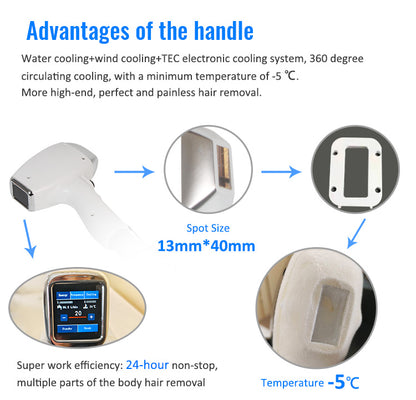 Professional Diode Laser Hair Removal Machine for Beauty Salon & Aesthetic Clinic