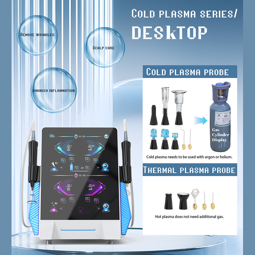 Cold Plasma Skin Rejuvenation Machine for Wrinkle Removal & Collagen Stimulation