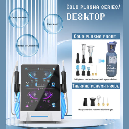 Cold Plasma Skin Rejuvenation Machine for Wrinkle Removal & Collagen Stimulation