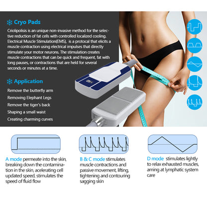 EMS Cryolipolysis Fat Freezing System for Body Shaping & Weight Loss Treatments