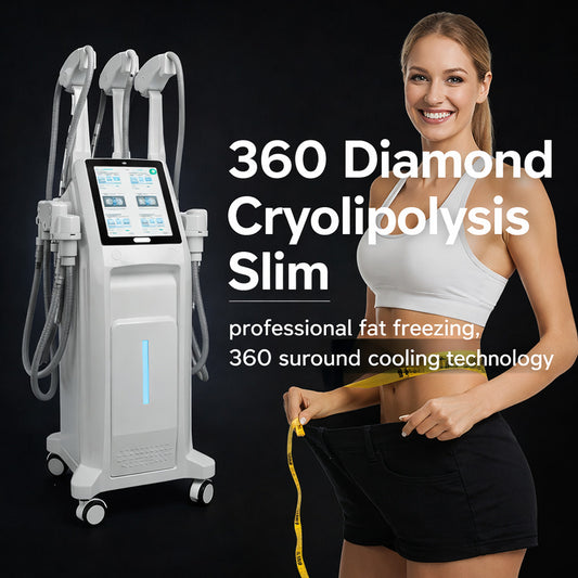 Non-Surgical 360 Fat Freezing Machine Cryolipolysis Dual Handles Body Slimming Equipment