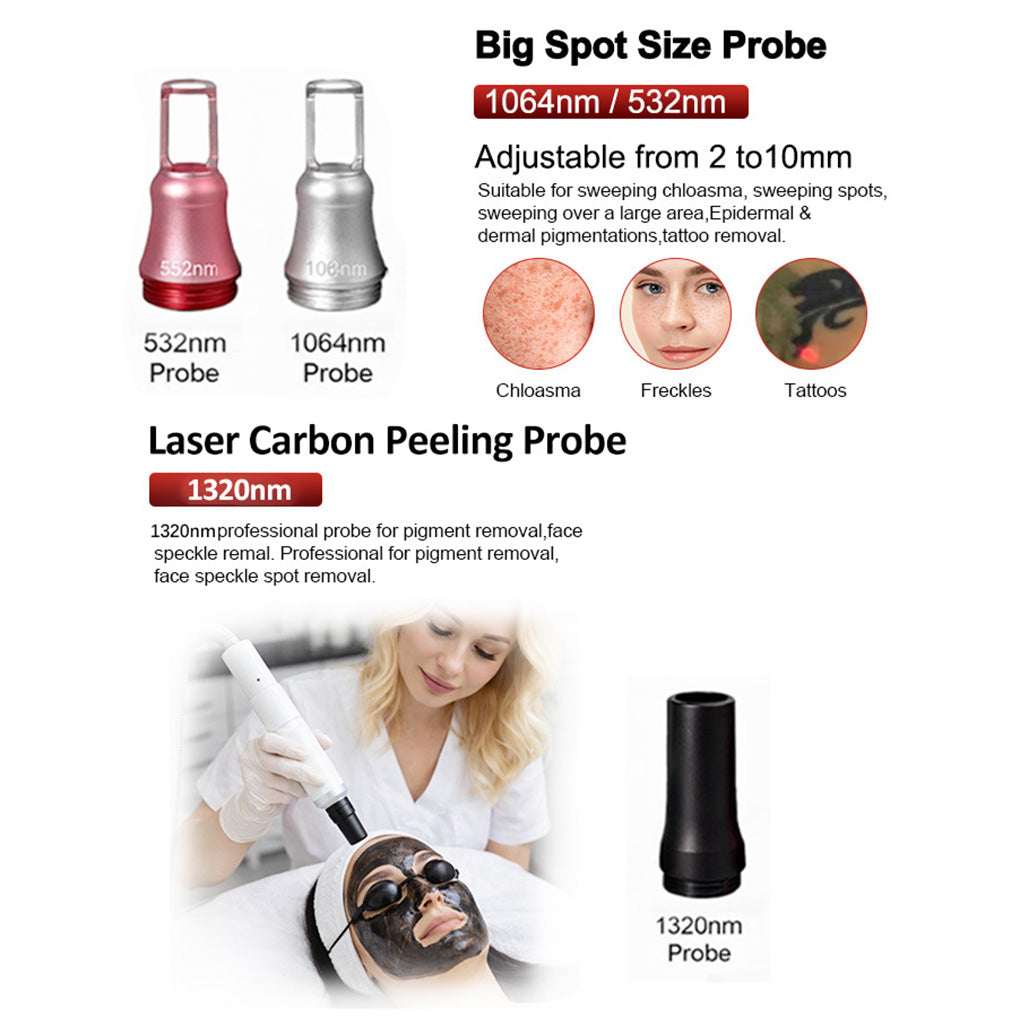 Advanced Tattoo Removal Machine Carbon Peeling Laser for Freckles, Birthmarks & Eyebrow Tattoo Fix