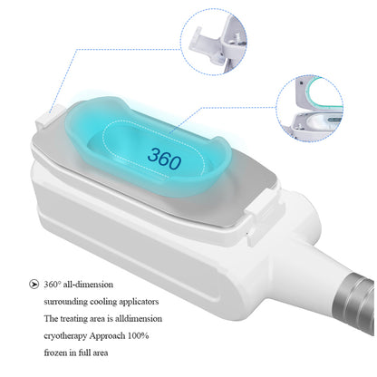 Cryolipolysis Fat Reduction Machine -10℃ Cooling Dual Applicator Body Contouring