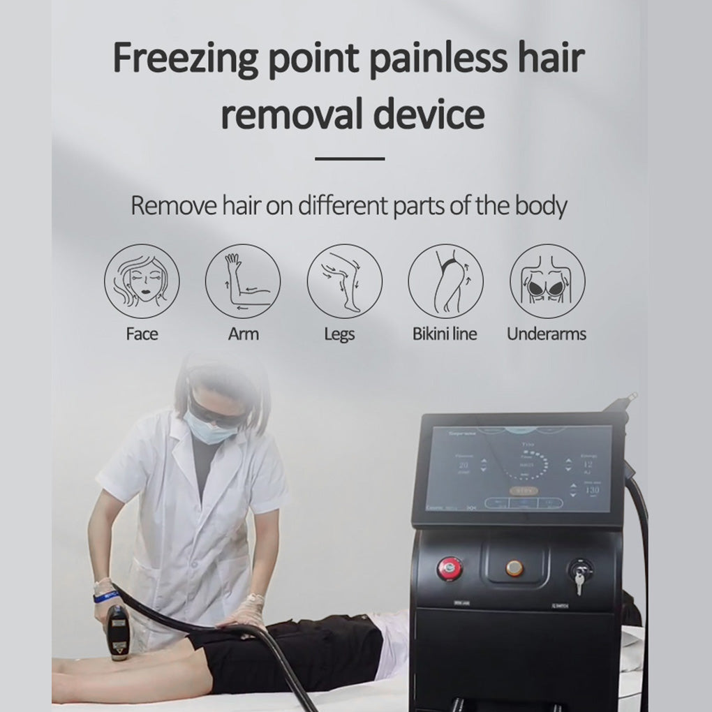 2-in-1 Diode Laser Hair Removal & Q-Switched Laser Machine for Tattoo Removal and Skin Rejuvenation