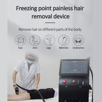 2-in-1 Diode Laser Hair Removal & Q-Switched Laser Machine for Tattoo Removal and Skin Rejuvenation