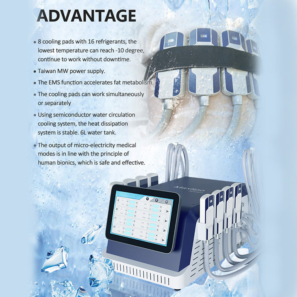 EMS Cryolipolysis Fat Freezing System for Body Shaping & Weight Loss Treatments