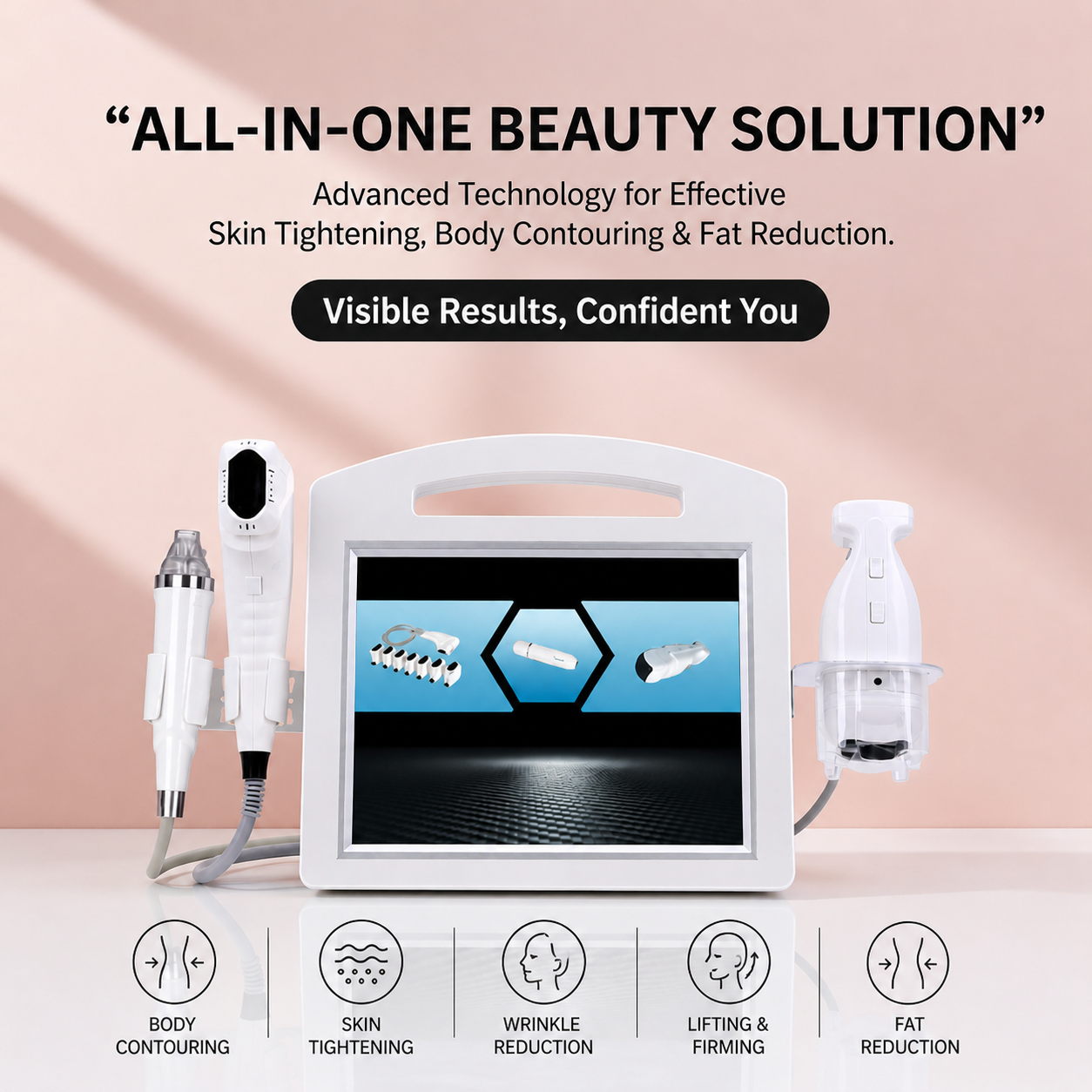 Professional HIFU Skin Tightening & Lifting Machine