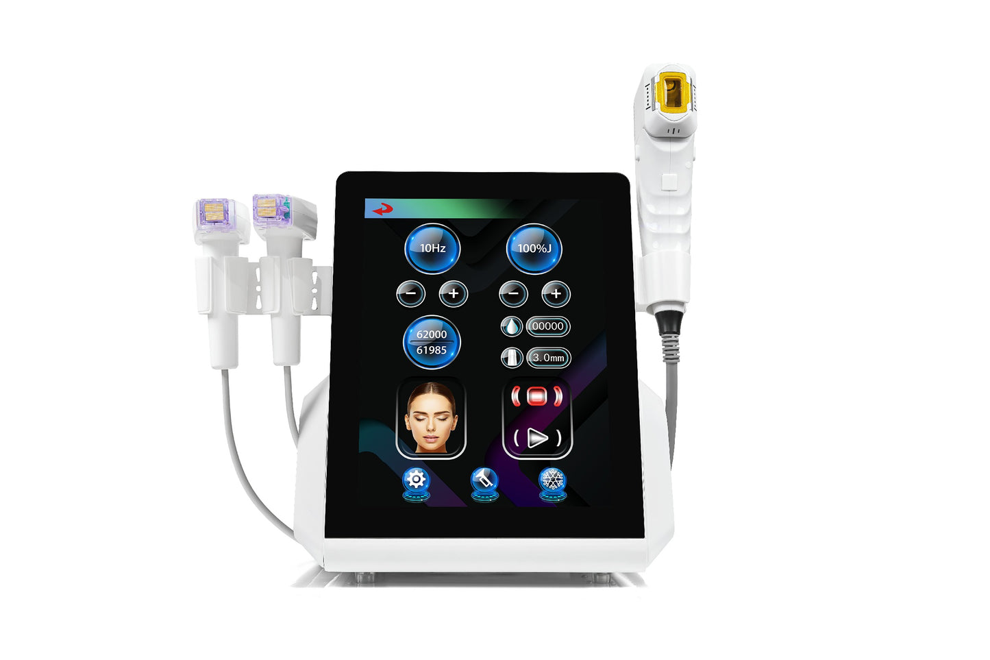 12D HIFU + M8 Microneedling Device for Skin Tightening and Lifting