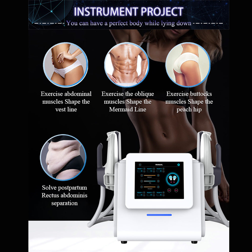 Portable HIEMT Muscle Building Machine Non-Invasive EMS Body Contouring for Beauty Salon