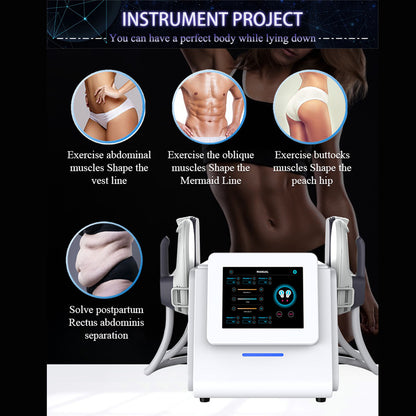 Portable HIEMT Muscle Building Machine Non-Invasive EMS Body Contouring for Beauty Salon