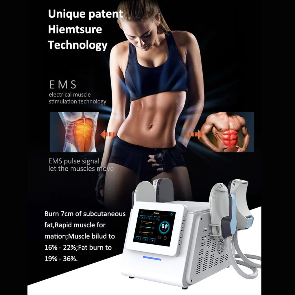 Portable HIEMT Muscle Building Machine Non-Invasive EMS Body Contouring for Beauty Salon