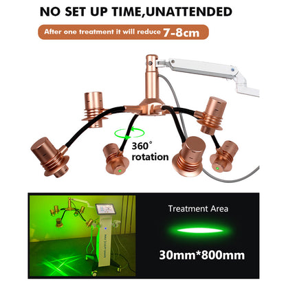 Salon Slimming Equipment Cold Laser Lipo + RF Firming Machine for Waist Abdomen